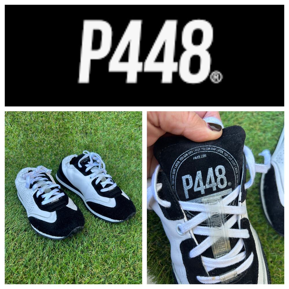 P448 S23 Audry‎ Lace Up Sneakers in Tofu Sz 38/8.5
